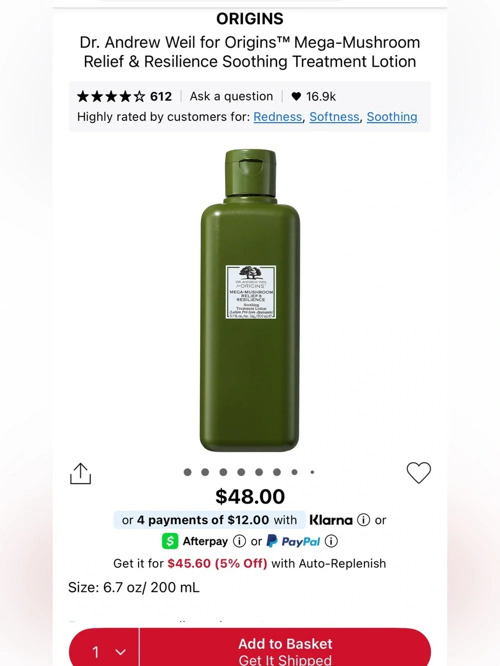 Mega Mushroom Soothing Treatment Lotion Duo
